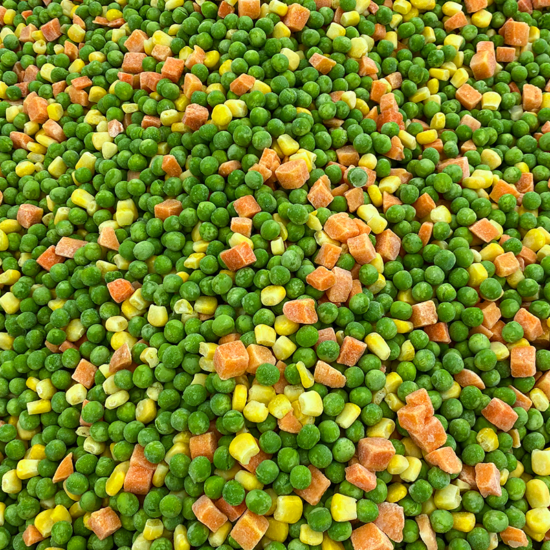 Sayuran Campuran IQF (lobak merah, kacang jagung)